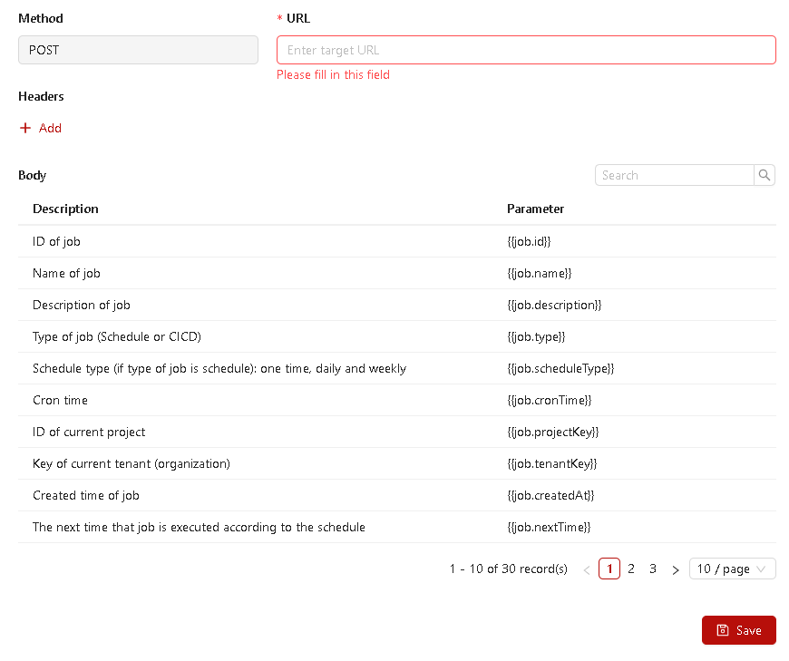 Configure Notification (Webhook)
